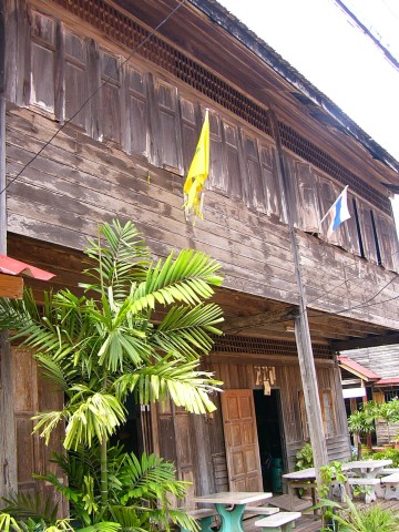 wooden shop house